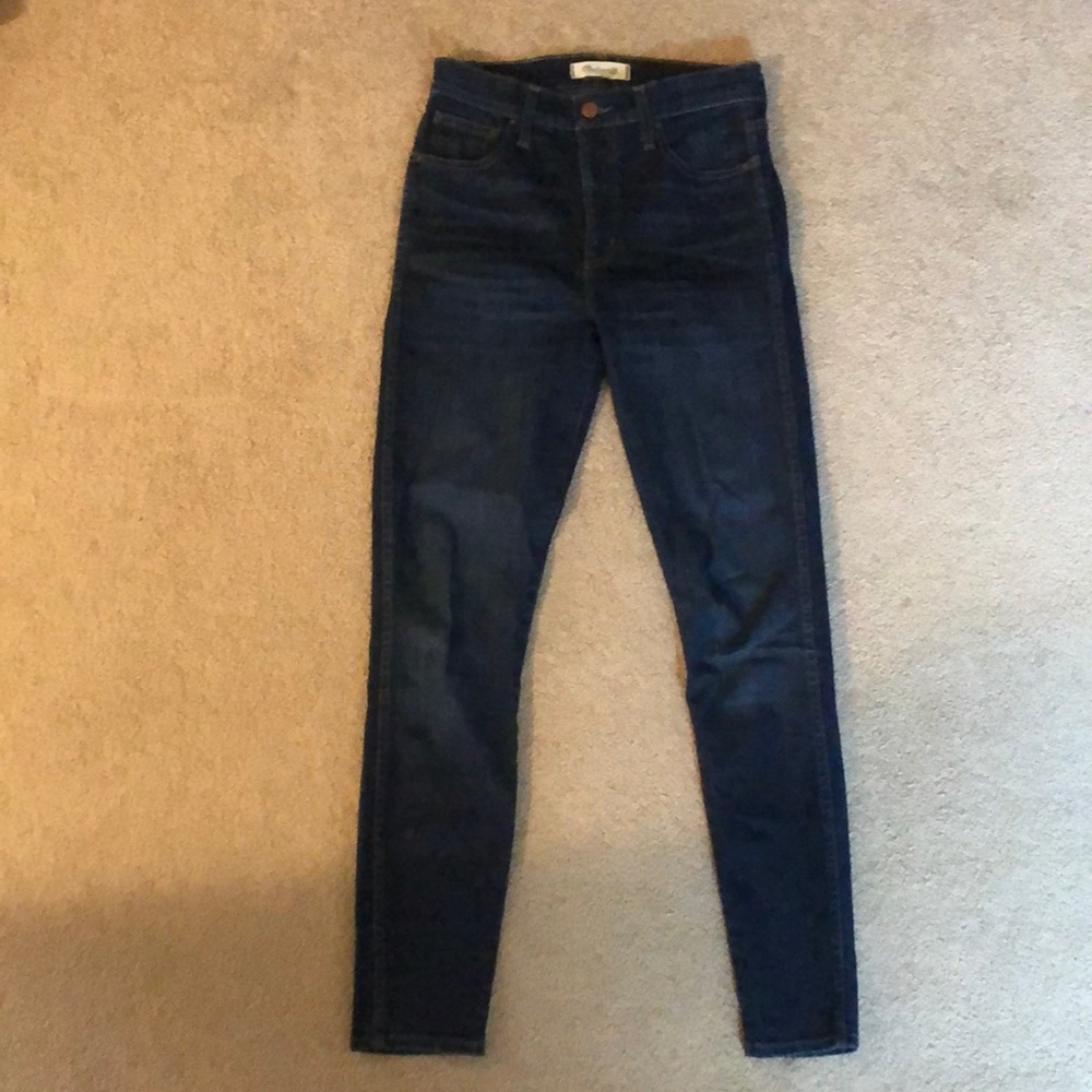 Madewell high rise skinny jeans 10”